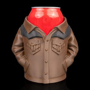 Jaqueta de camurça - Porta-latas